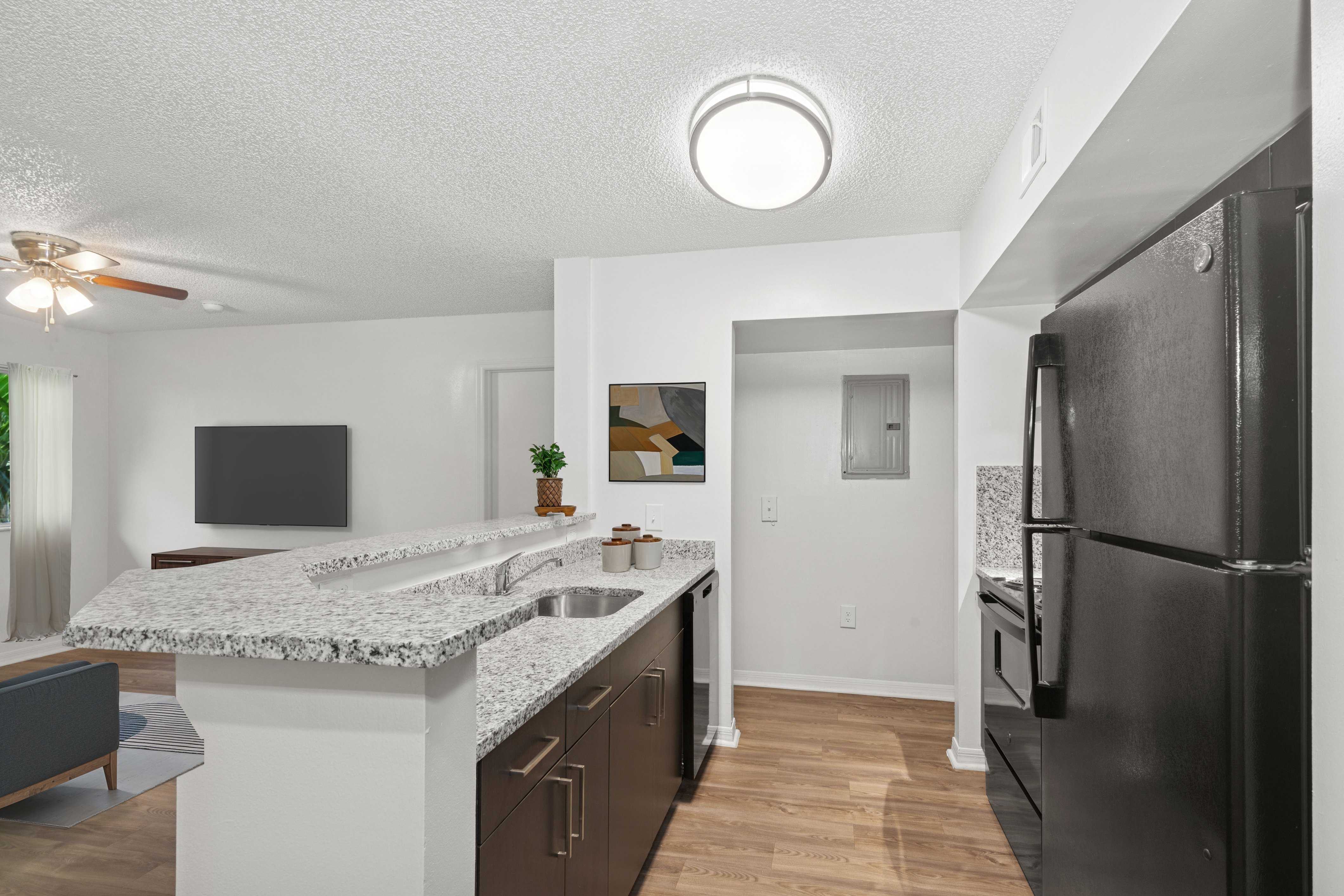 Kitchen at Running Brook Apartments in Miami FL
